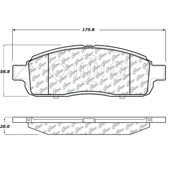 Stop Tech / Power Slot 104.13920 Brake pad set