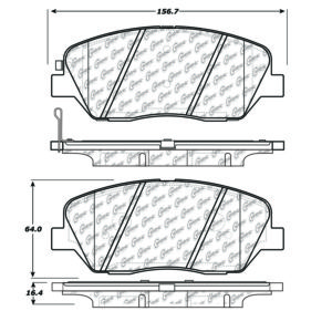 Stop Tech / Power Slot 105.13850 Brake pad set