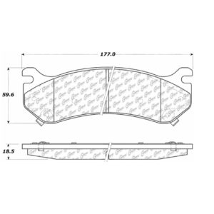 Stop Tech / Power Slot 106.07850 Brake pad set