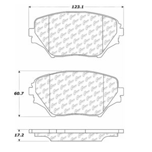 Stop Tech / Power Slot 106.08620 Brake pad set
