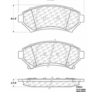 Stop Tech / Power Slot 301.06990 Brake pad set