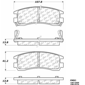 Stop Tech / Power Slot 301.07140 Brake pad set