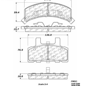 Stop Tech / Power Slot 306.03690 Brake pad set