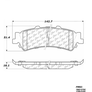 Stop Tech / Power Slot 306.07920 Brake pad set
