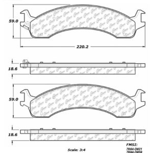 Stop Tech / Power Slot 306.08210 Brake pad set