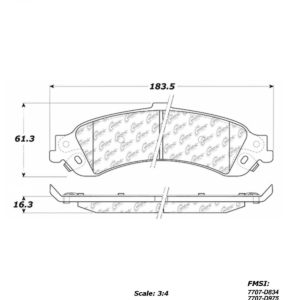 Stop Tech / Power Slot 306.08340 Brake pad set