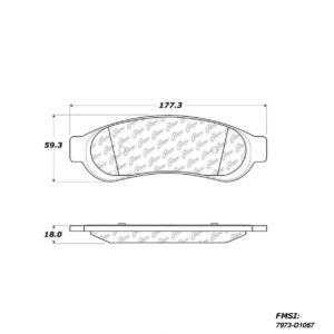 Stop Tech / Power Slot 306.10670 Brake pad set