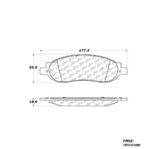 Stop Tech / Power Slot 306.10680 Brake pad set