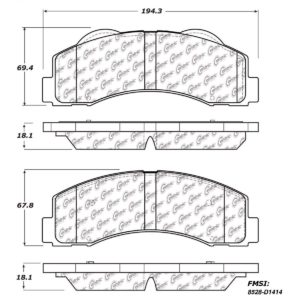Stop Tech / Power Slot 306.14140 Brake pad set