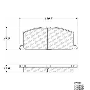 Stop Tech / Power Slot 309.02420 Brake pad set