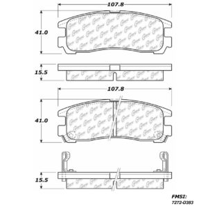Stop Tech / Power Slot 309.03830 Brake pad set