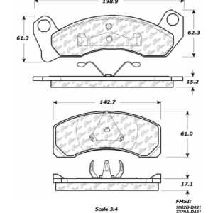 Stop Tech / Power Slot 309.04310 Brake pad set