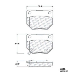 Stop Tech / Power Slot 309.04611 Brake pad set