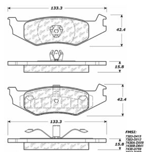 Stop Tech / Power Slot 309.05120 Brake pad set