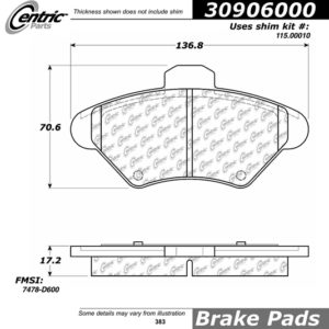 Stop Tech / Power Slot 309.06000 Brake pad set