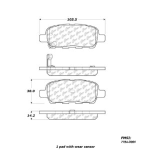Stop Tech / Power Slot 309.09050 Brake pad set