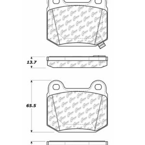 Stop Tech / Power Slot 309.09610 Brake pad set