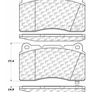 Stop Tech / Power Slot 309.10010 Brake pad set