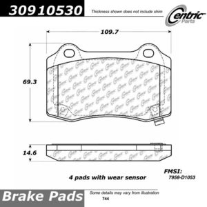 Stop Tech / Power Slot 309.10530 Brake pad set