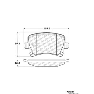 Stop Tech / Power Slot 309.11080 Brake pad set