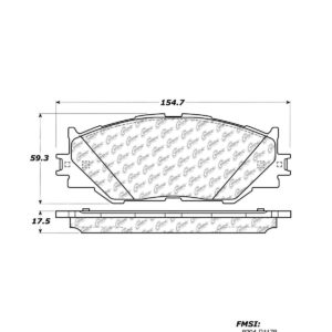 Stop Tech / Power Slot 309.11780 Brake pad set