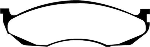 EBC Brakes DP61022 Brake pad set