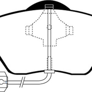 EBC Brakes DP41114R Brake pad set