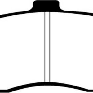 EBC Brakes DP41162R Brake pad set