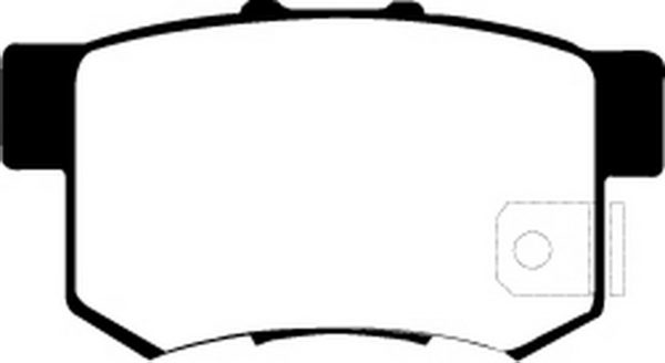 EBC Brakes UD537 Brake pad set