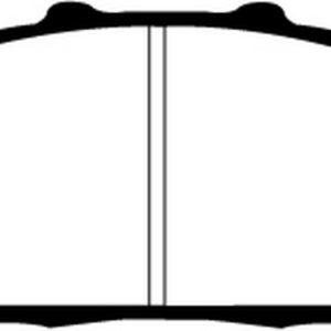 EBC Brakes DP41206R Brake pad set