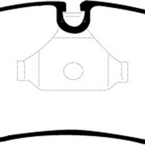 EBC Brakes UD781 Brake pad set