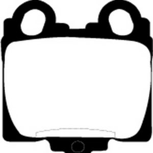EBC Brakes DP31224C Brake pad set