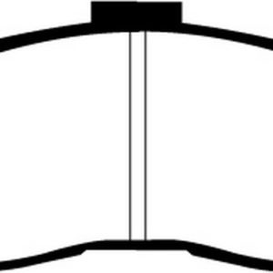 EBC Brakes DP41239R Brake pad set