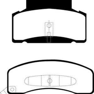 EBC Brakes DP71268 Brake pad set