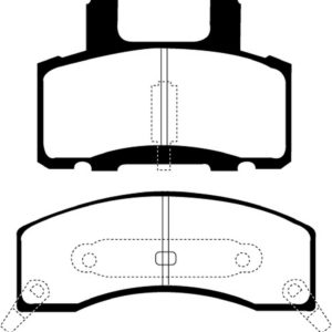 EBC Brakes DP41274R Brake pad set