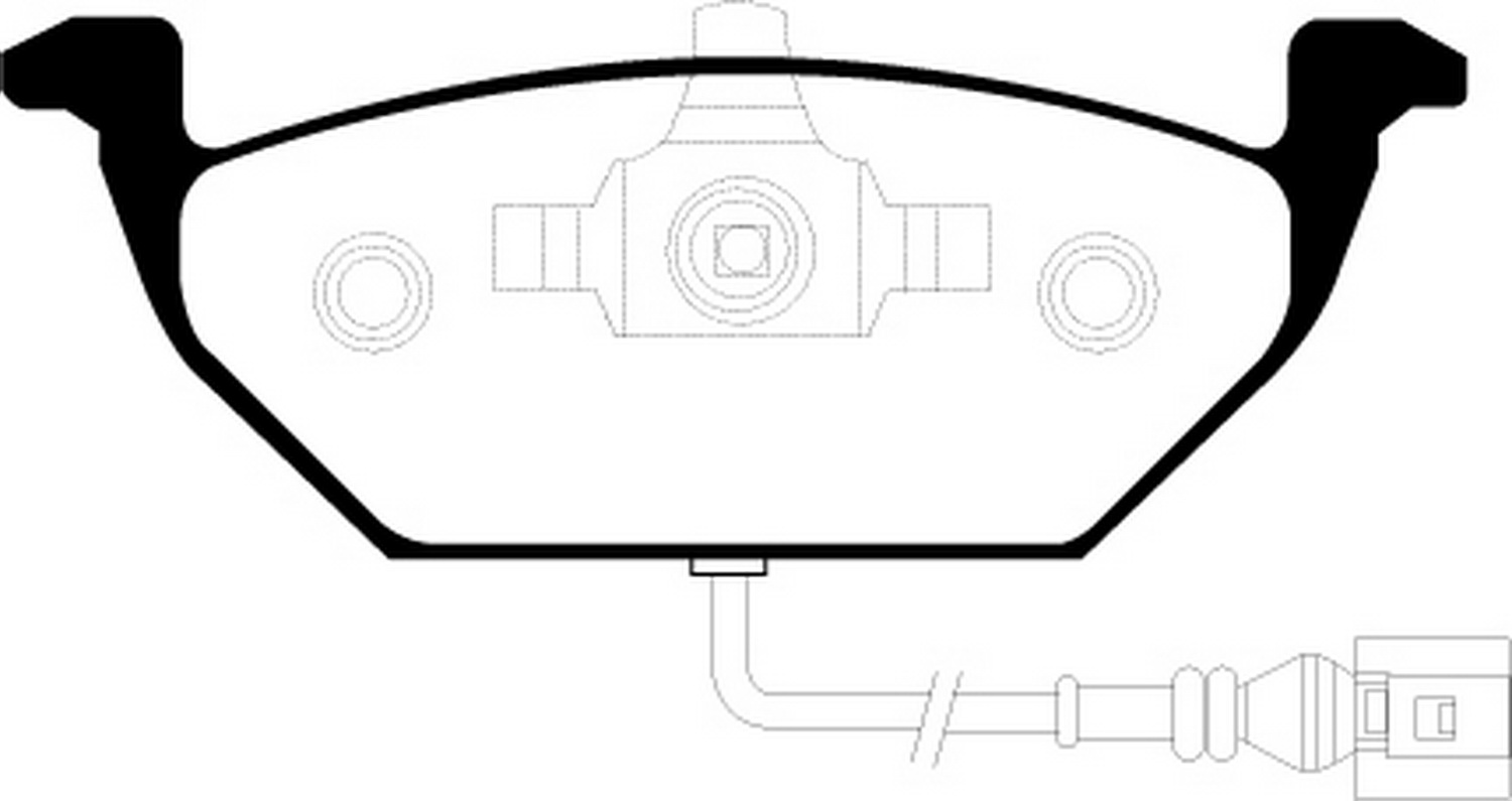 EBC Brakes DP31329C Brake pad set