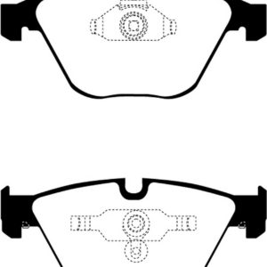 EBC Brakes UD918 Brake pad set
