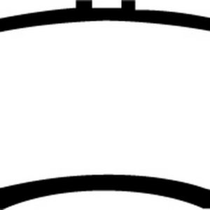 EBC Brakes UD787 Brake pad set