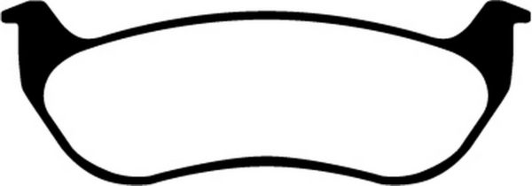 EBC Brakes UD964 Brake pad set