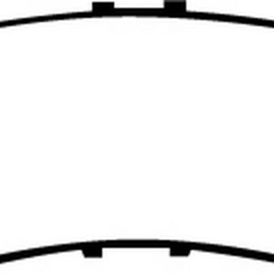EBC Brakes DP61744 Brake pad set