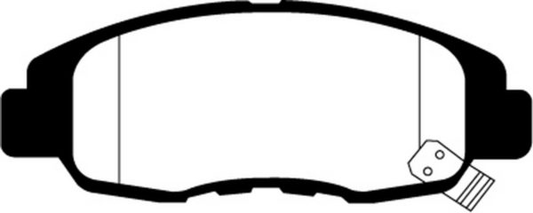 EBC Brakes DP41777R Brake pad set
