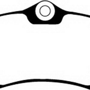 EBC Brakes UD340 Brake pad set