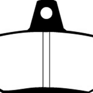 EBC Brakes DP2793 Brake pad set