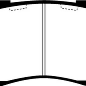 EBC Brakes DP3872C Brake pad set