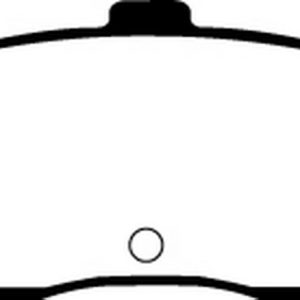 EBC Brakes UD540 Brake pad set