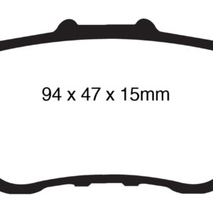 EBC Brakes DP31987C Brake pad set