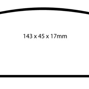 EBC Brakes DP41780R Brake pad set