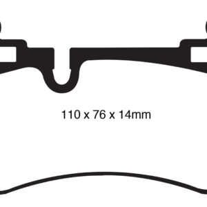 EBC Brakes DP41839R Brake pad set