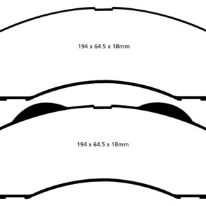 EBC Brakes DP41855R Brake pad set