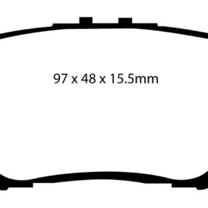 EBC Brakes DP61793 Brake pad set